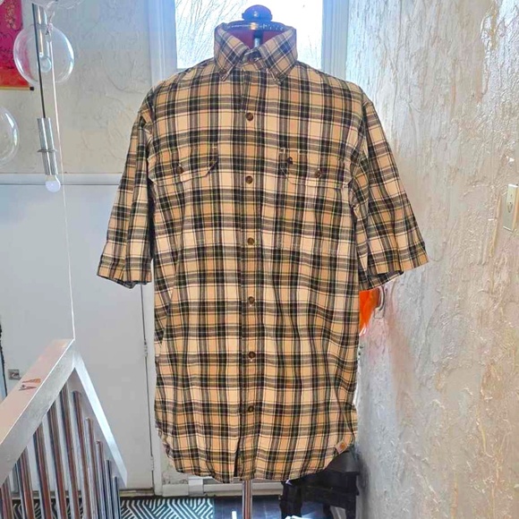 Relaxed Fit Carhartt Button Down Shirt - Picture 1 of 5
